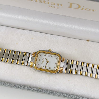 Dior 1990s Two Tone Watch