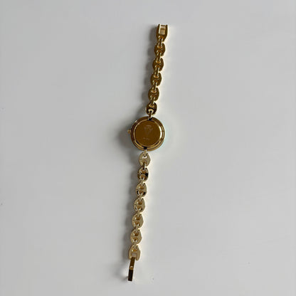 Gucci 1990s Interchangeable Bezel Gold Plated Chain Watch with 6 bezels, case (165mm)