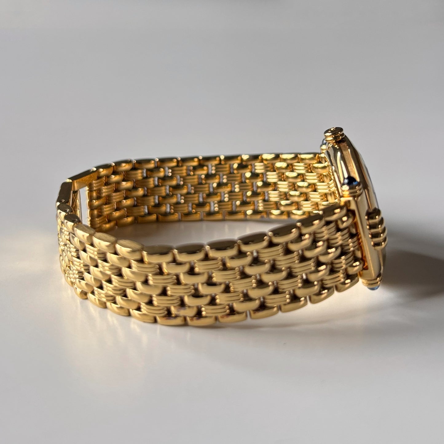 Dior 1990s Octagon Dial Gold Plated Watch