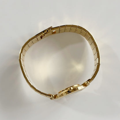 Dior 1990s Round Dial Gold Plated Watch