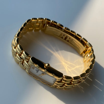 Fendi 1990s Gold Plated Watch