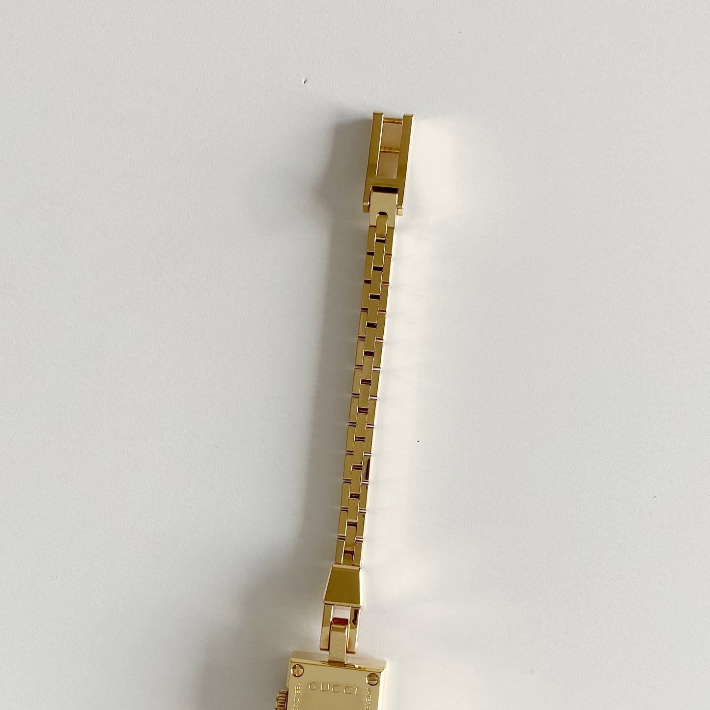Gucci 1990s Seashell G Dial Gold Plated Watch