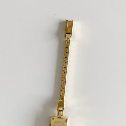 Gucci 1990s Seashell G Dial Gold Plated Watch