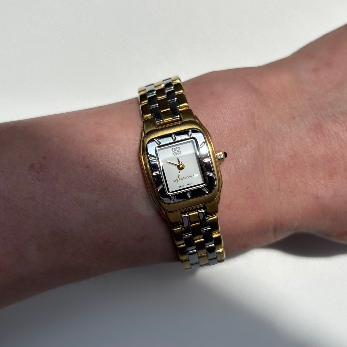 Givenchy 1990s Two Tone Gold Plated Watch