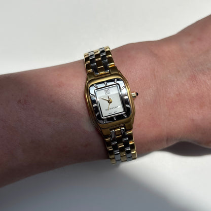 Givenchy 1990s Two Tone Gold Plated Watch