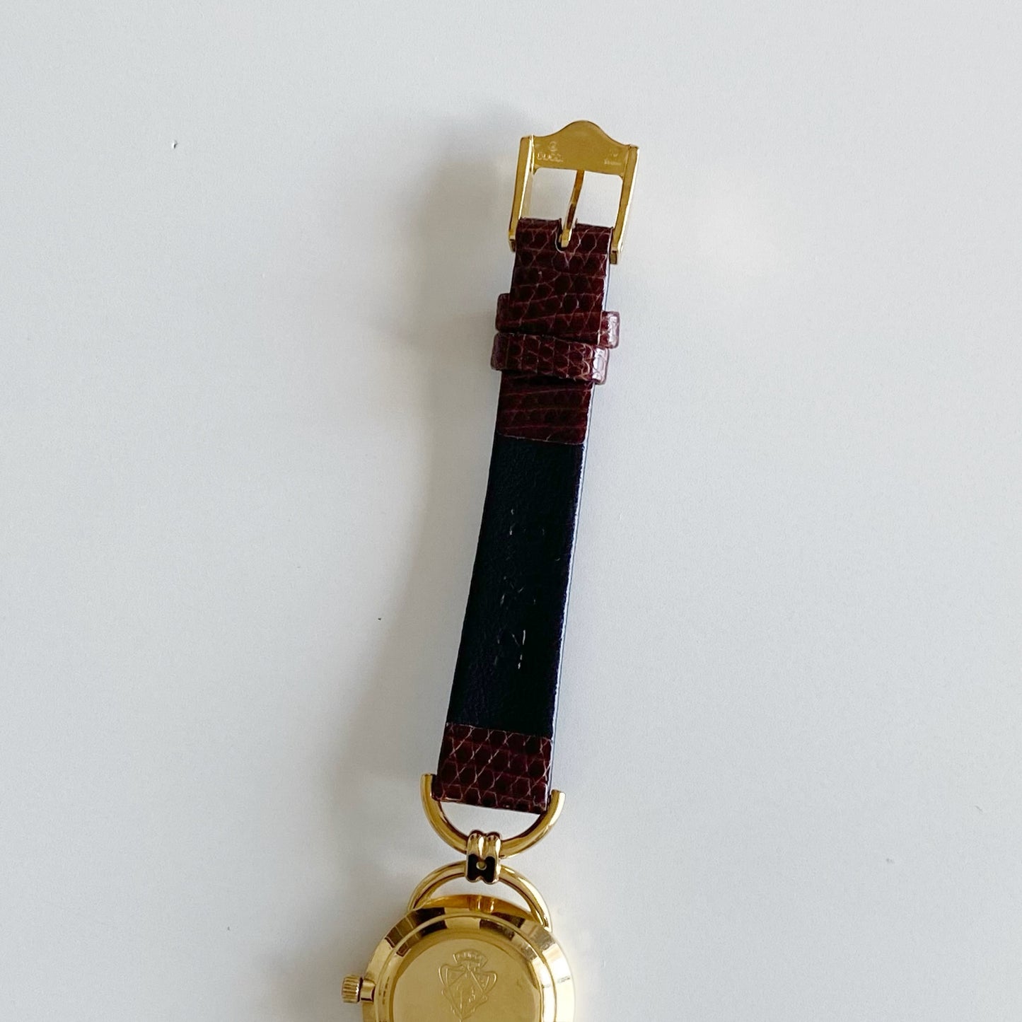 Gucci 1990s Horsebit Gold Plated Watch