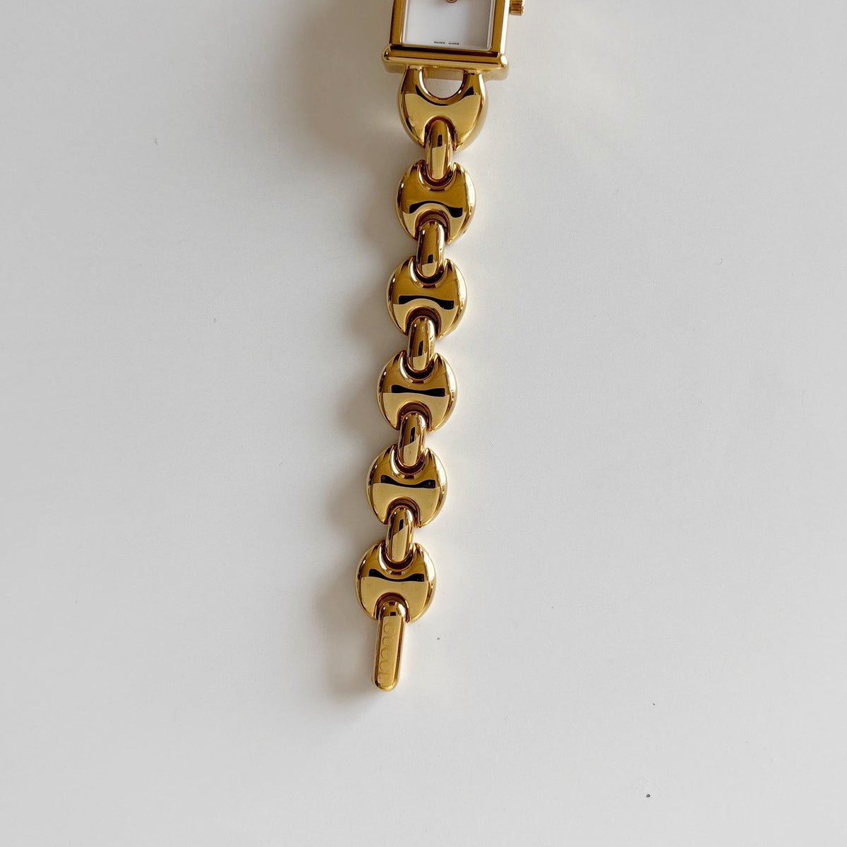 Gucci 1990s Interchangeable Strap Gold Plated Watch with 3 straps, case