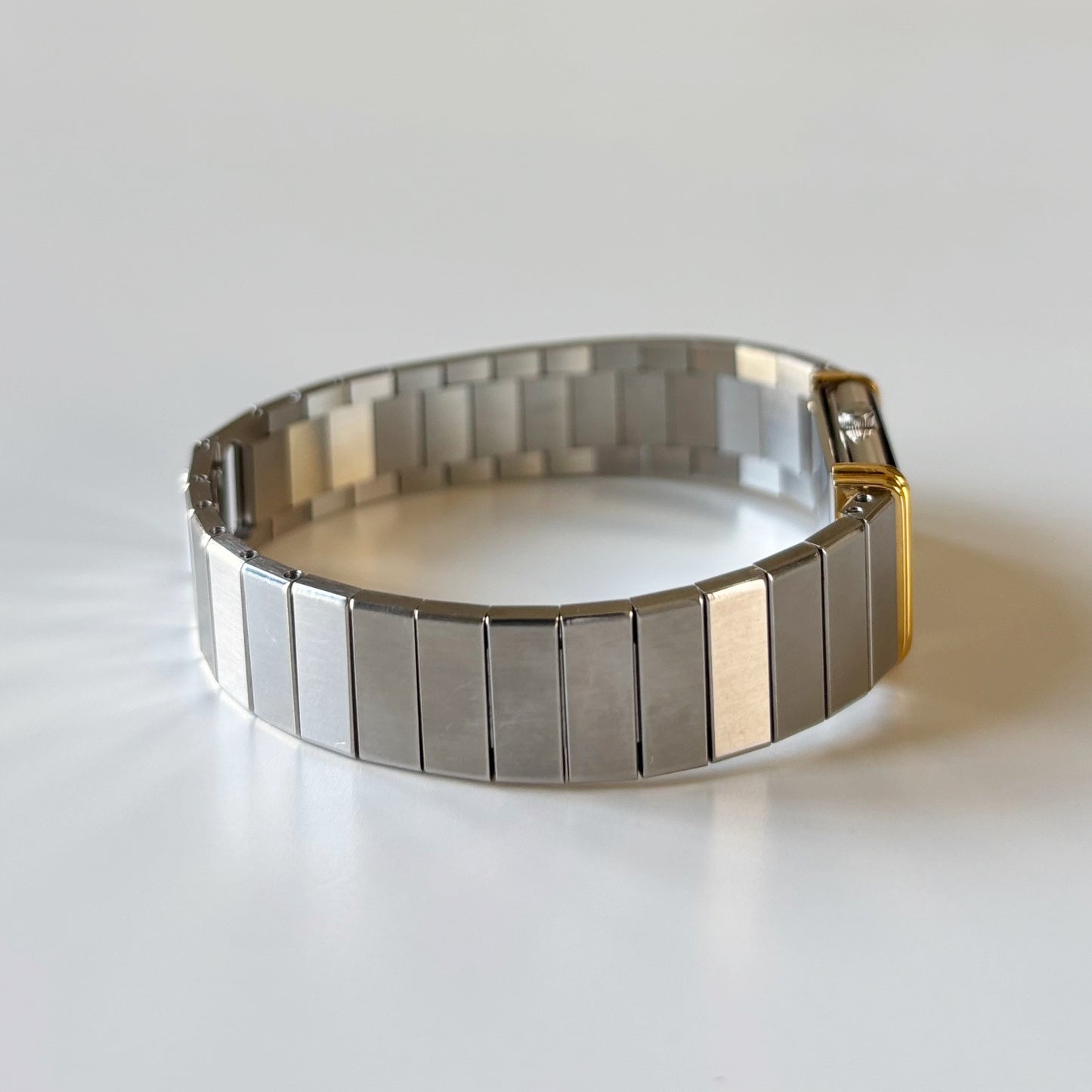 Yves Saint Laurent 1990s Reverso Two Tone Watch