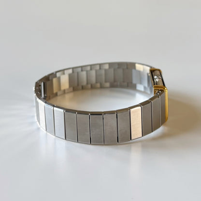 Yves Saint Laurent 1990s Reverso Two Tone Watch