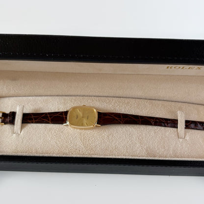 Rolex 1975 Cellini 18K Case Manual Wind Watch