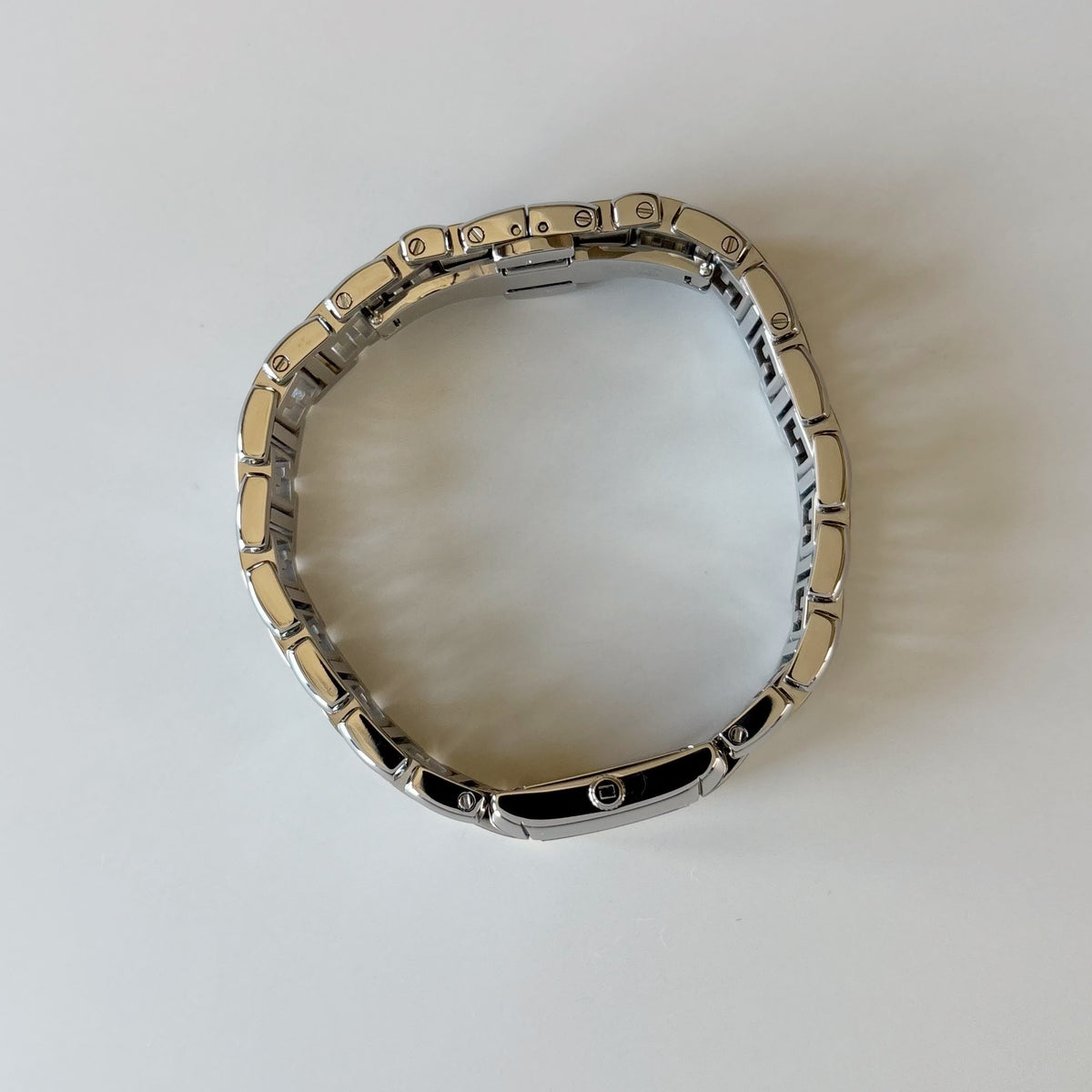 Fendi 1990s Tank Stainless Steel Watch