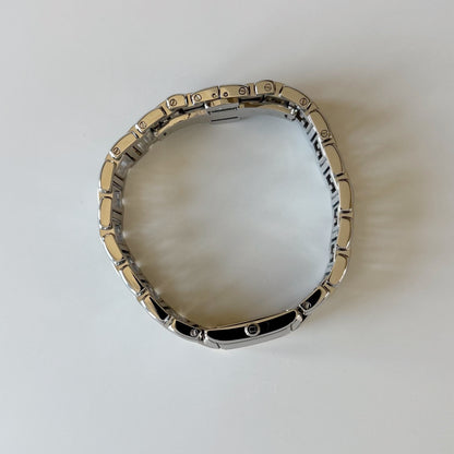 Fendi 1990s Tank Stainless Steel Watch