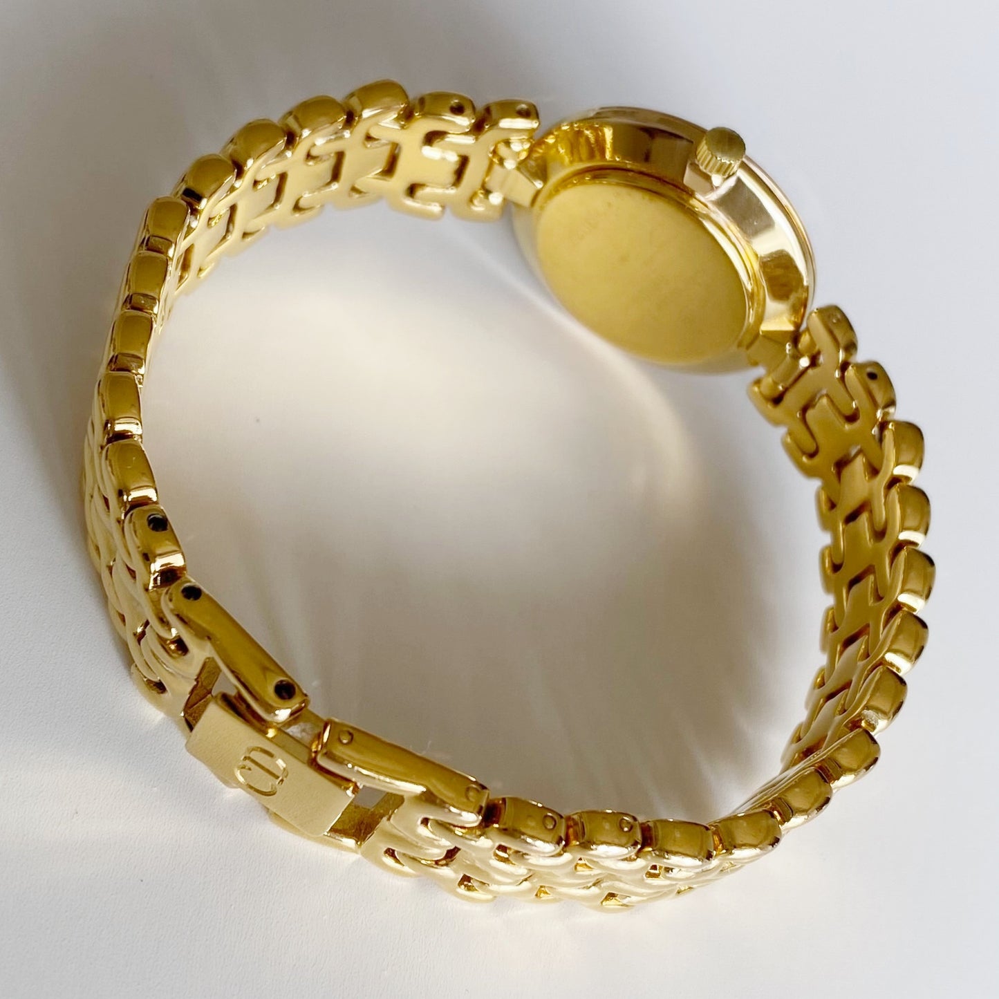 Dior 1990s Seashell Dial Round Watch