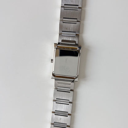 Yves Saint Laurent Square Dial Gold Plated Two Tone Watch