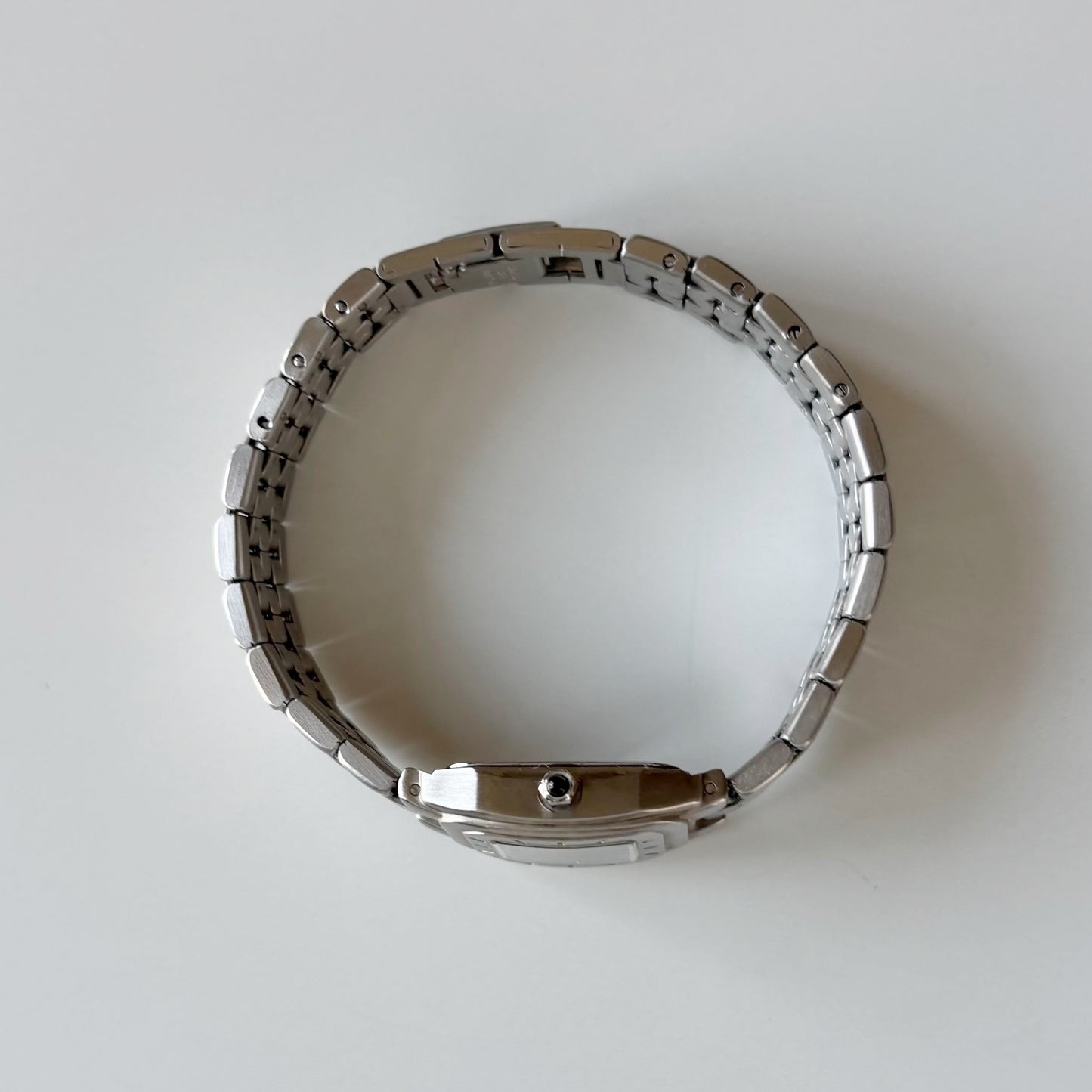 Givenchy 1990s Black Dial Silver Watch