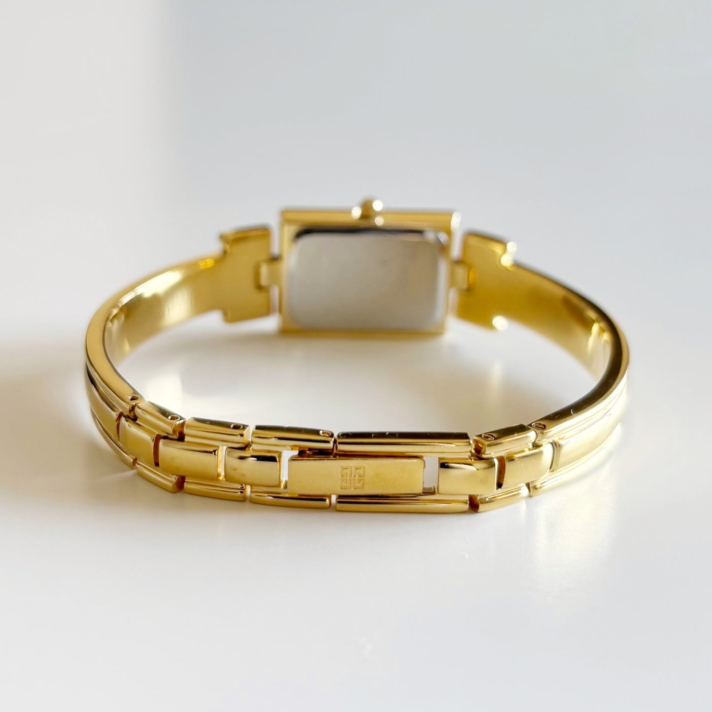 Givenchy 1990s Gold Plated Bangle Watch