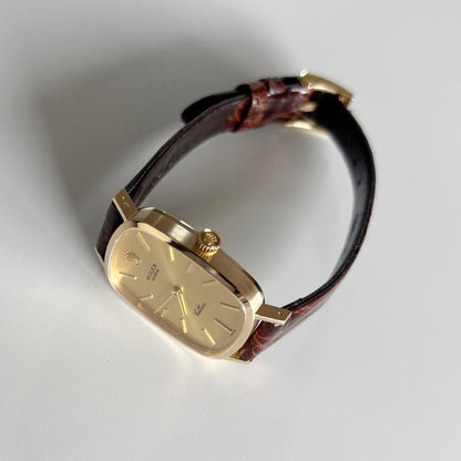 Rolex 1975 Cellini 18K Case Manual Wind Watch