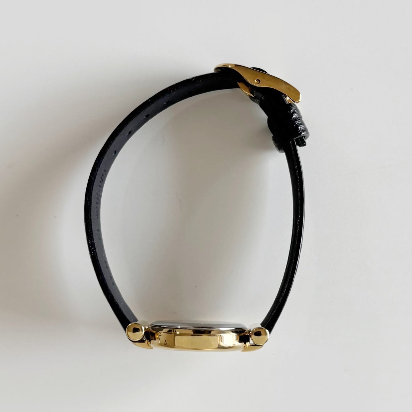 Dior 1990s Round Dial Gold Plated Watch