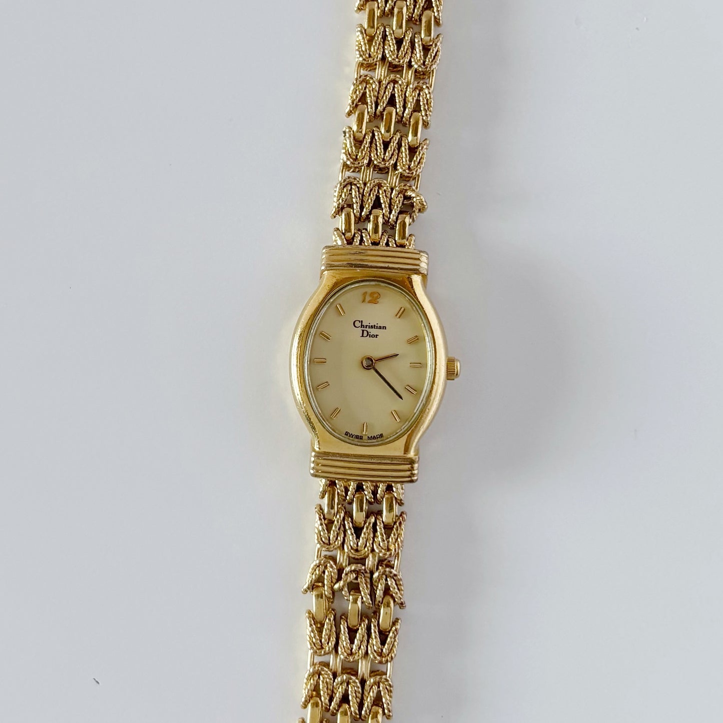 Dior 1990s Gold Plated Watch