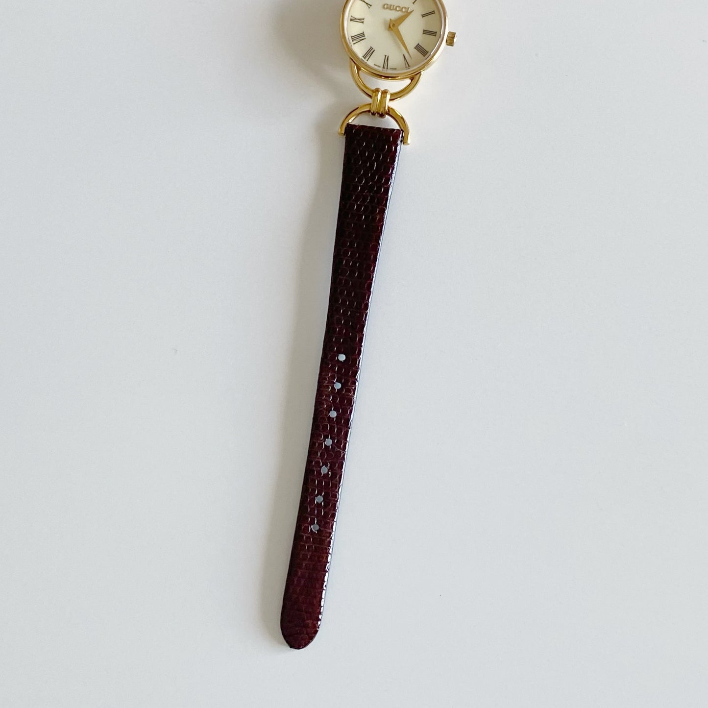 Gucci 1990s Horsebit Gold Plated Watch