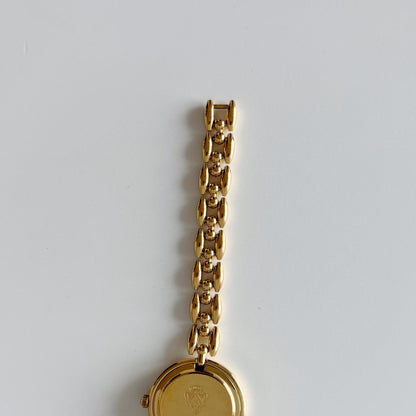 Gucci 1990s Interchangeable Bezel Gold Plated Watch with 6 bezels, case (160mm)