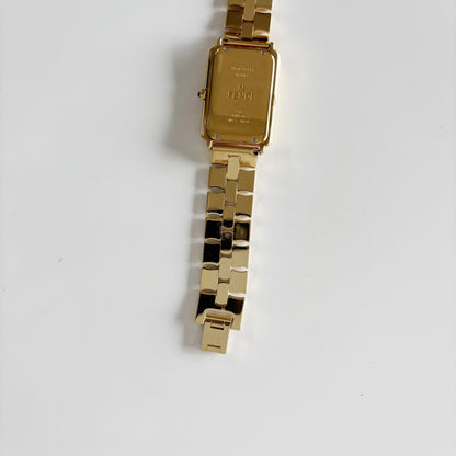 Fendi 1990s Tank Gold Plated Watch (Large)