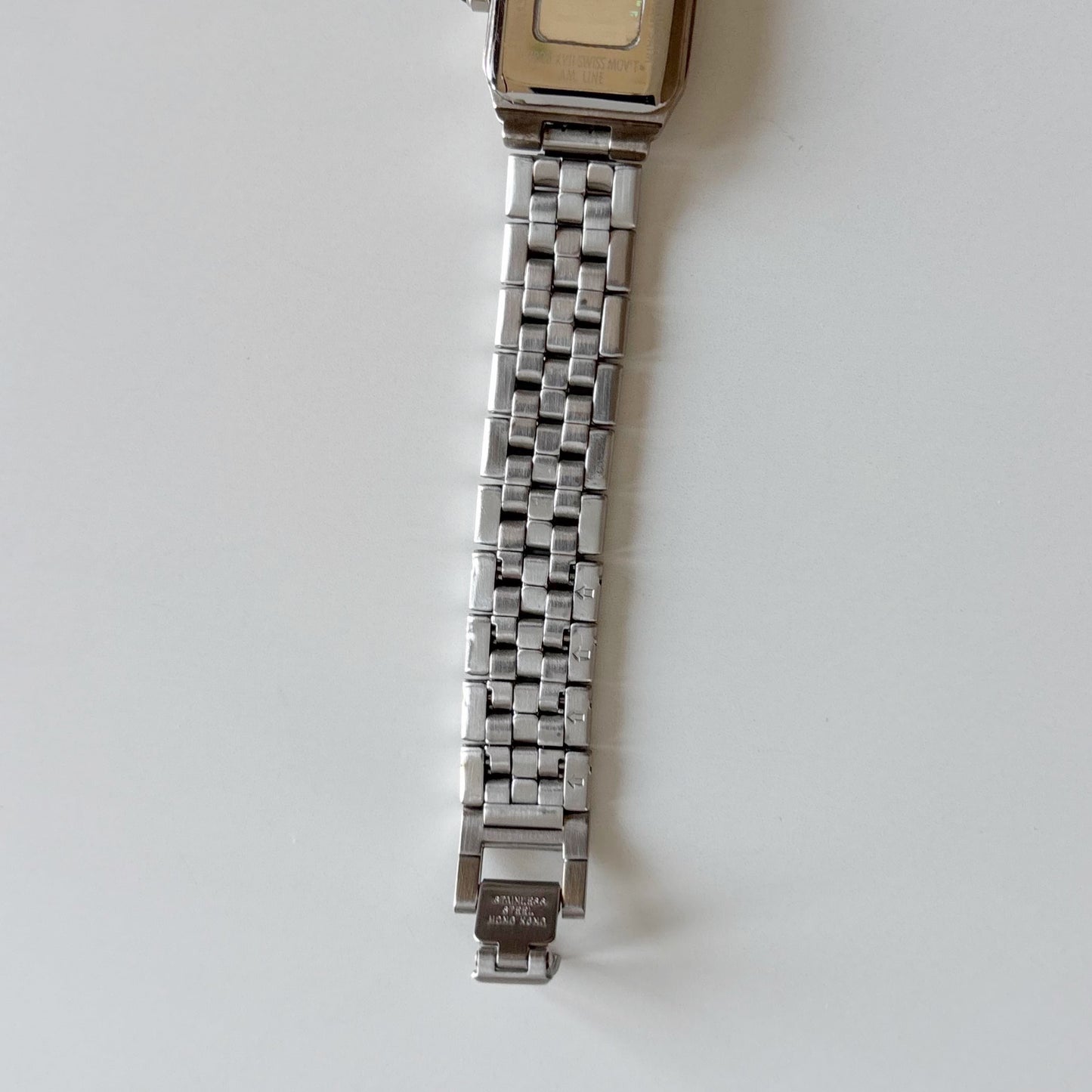 Givenchy 1990s Black Dial Silver Watch