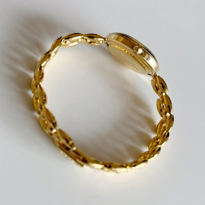 Gucci 1990s Interchangeable Bezel Gold Plated Watch with 6 bezels, case (160mm)