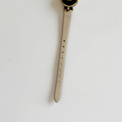 Gucci 1990s Round Dial Gold Plated Watch