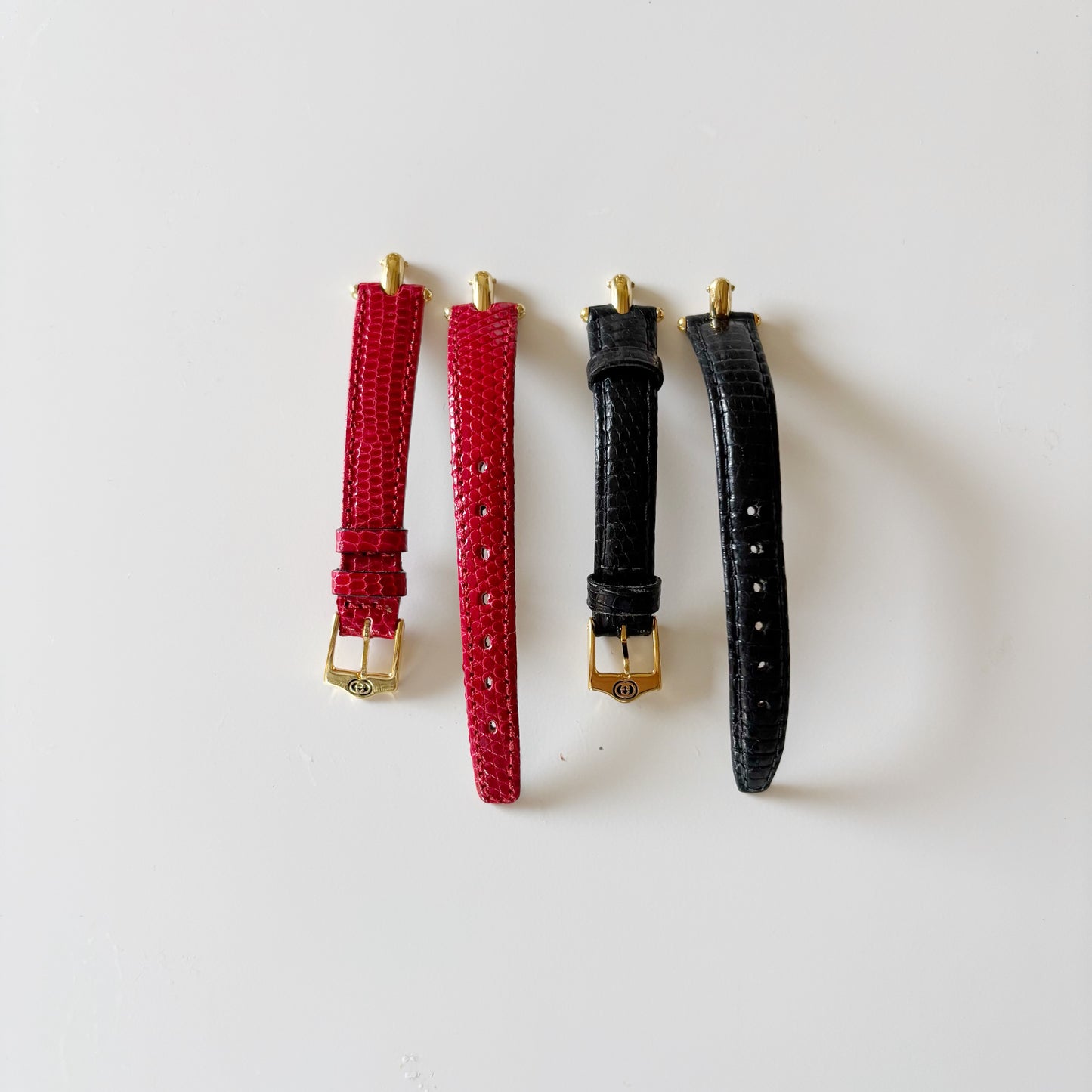 Gucci 1990s Interchangeable Strap Gold Plated Watch