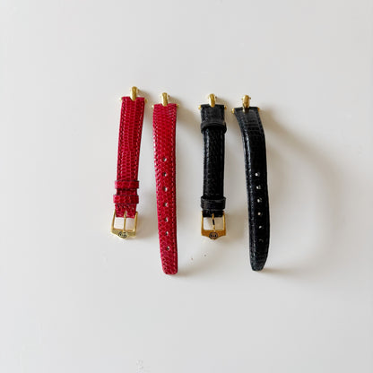 Gucci 1990s Interchangeable Strap Gold Plated Watch