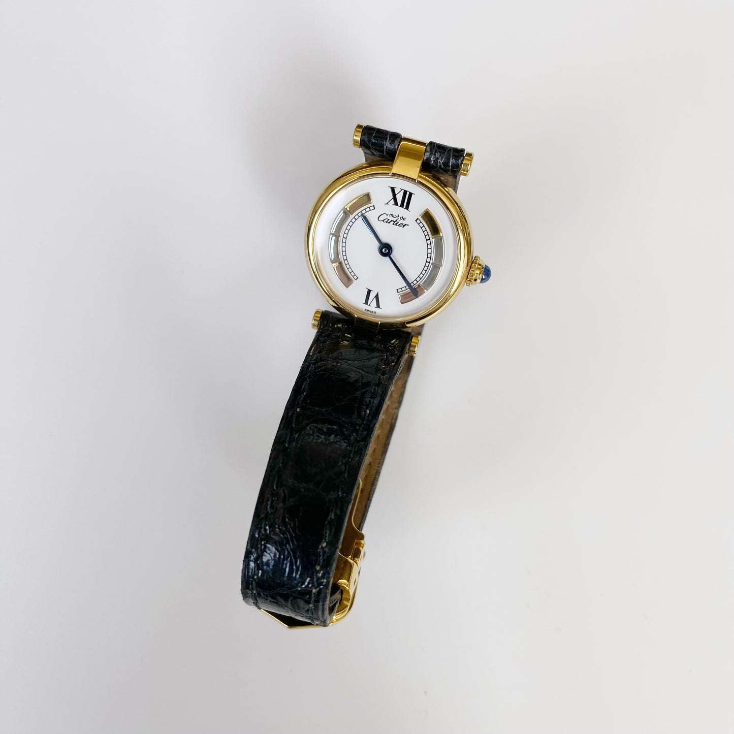 Cartier 1990s Must de Vendome Tree Gold Watch SM