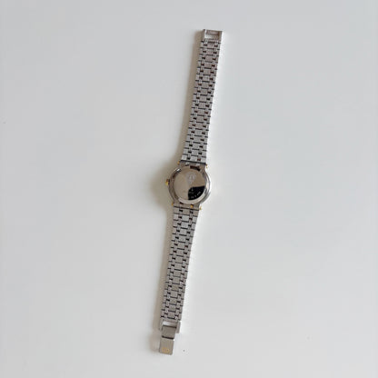 Gucci 1990s Date Round Dial Two Tone Watch