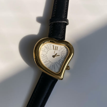 Yves Saint Laurent 1990s Heart Shaped Watch