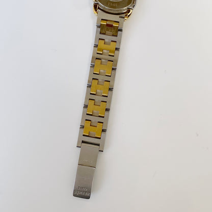 Hermes 1990s Rallye Two Tone Watch