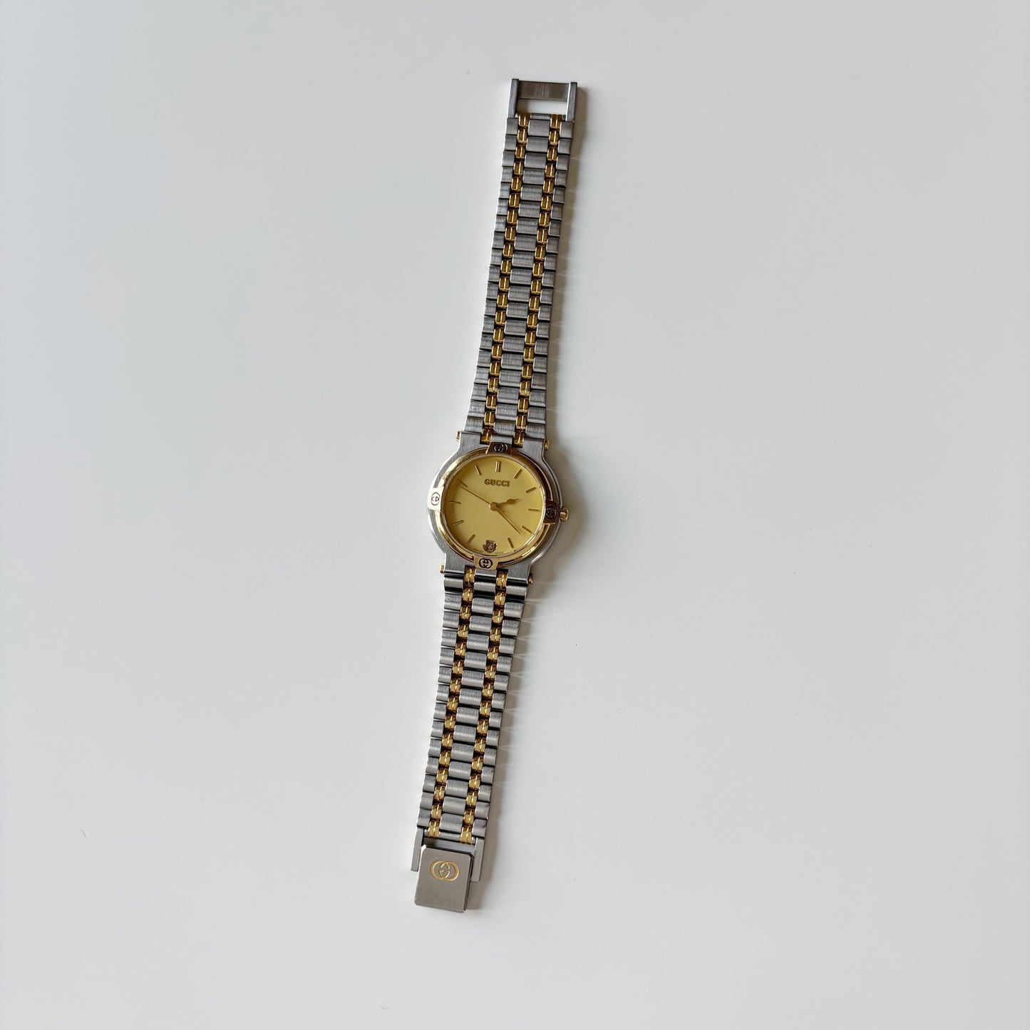 Gucci 1990s Date Round Dial Two Tone (Large)