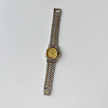 Gucci 1990s Date Round Dial Two Tone (Large)