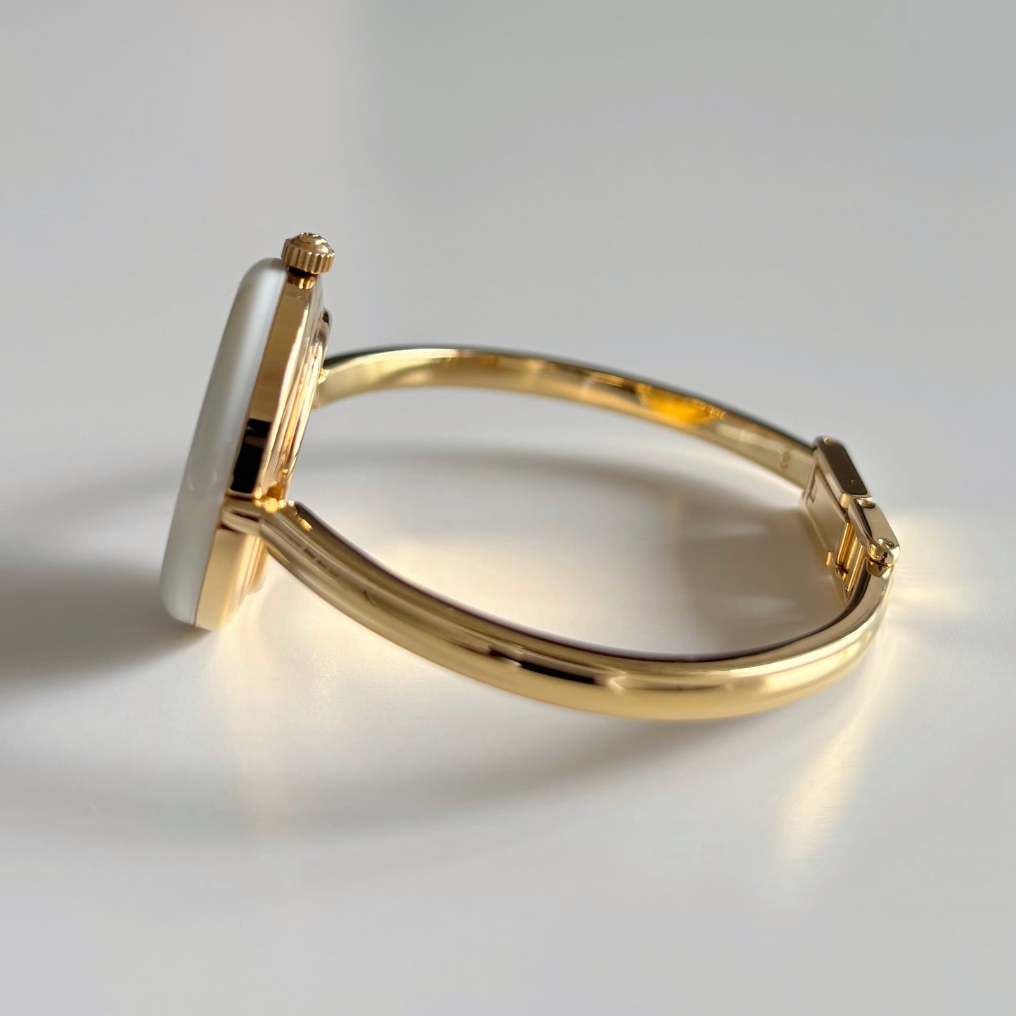 Gucci 1990s Interchangeable Bezel Gold Plated Watch with 12 bezels, case (Small)