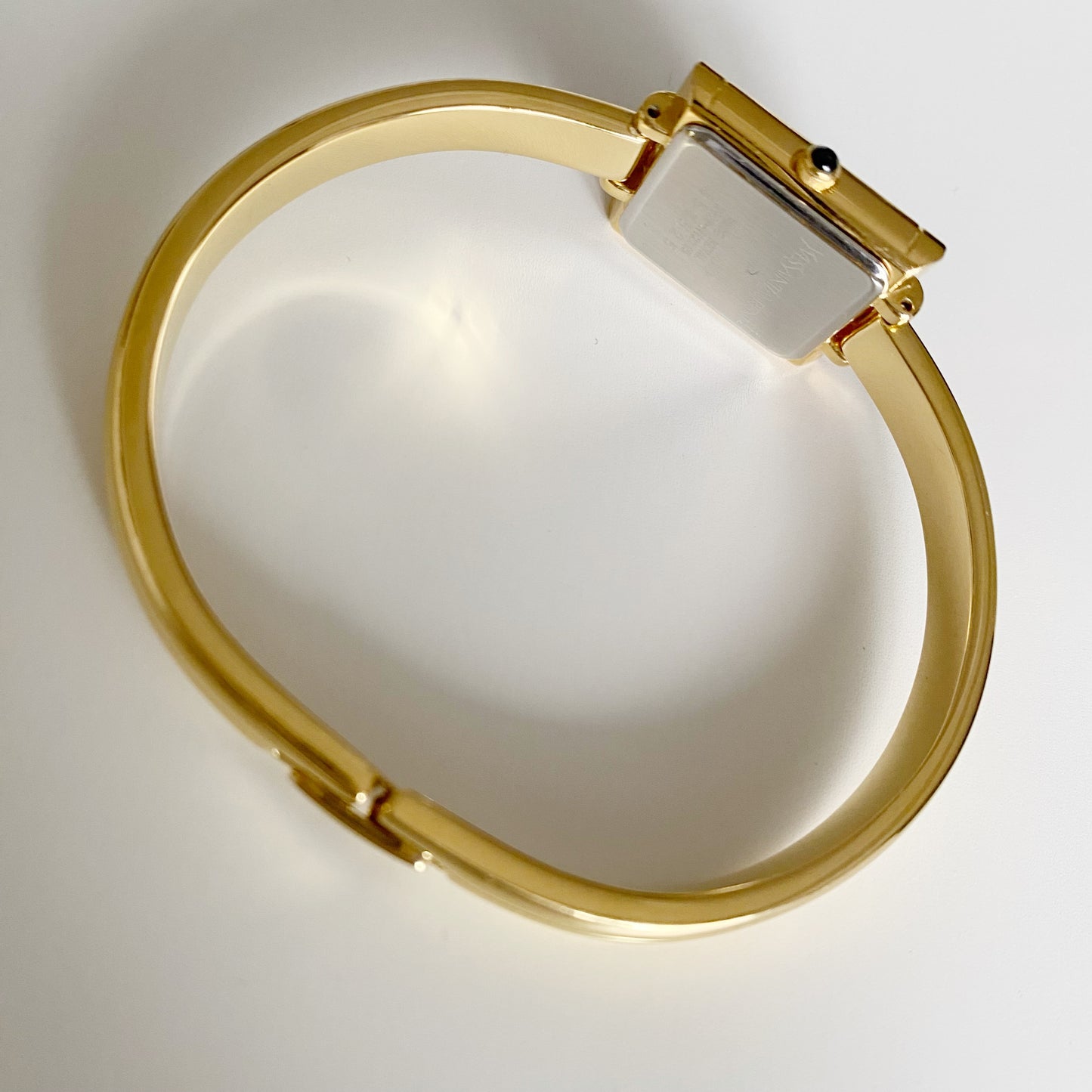 Yves Saint Laurent 1990s Gold Plated Bangle Watch
