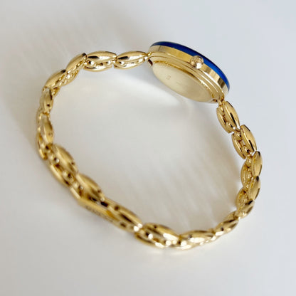 Gucci 1990s Interchangeable Bezel Gold Plated Watch with 6 bezels, case (167mm)