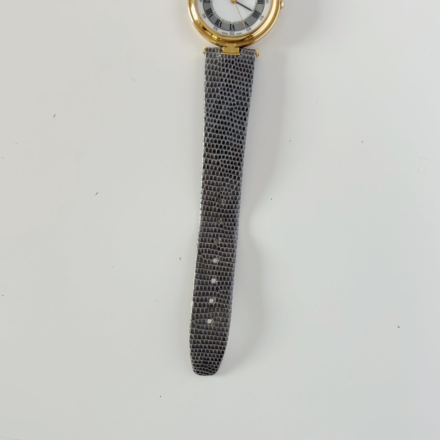 Dior 1990s Round Dial Gold Plated Watch (Large)