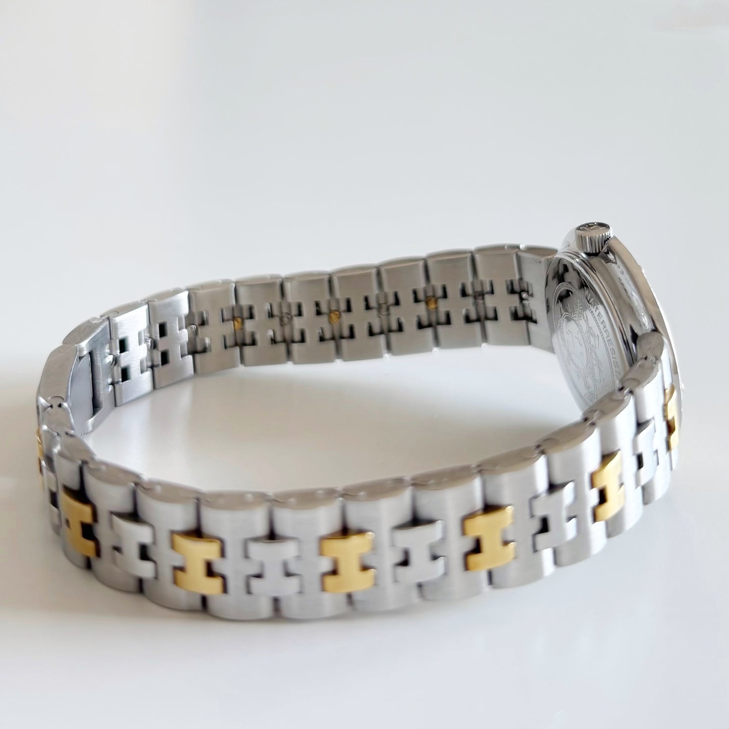 Hermes 1990s Olympia Two Tone Watch