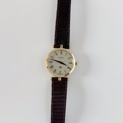 Gucci 1990s Round Dial Sherry Watch (Large)