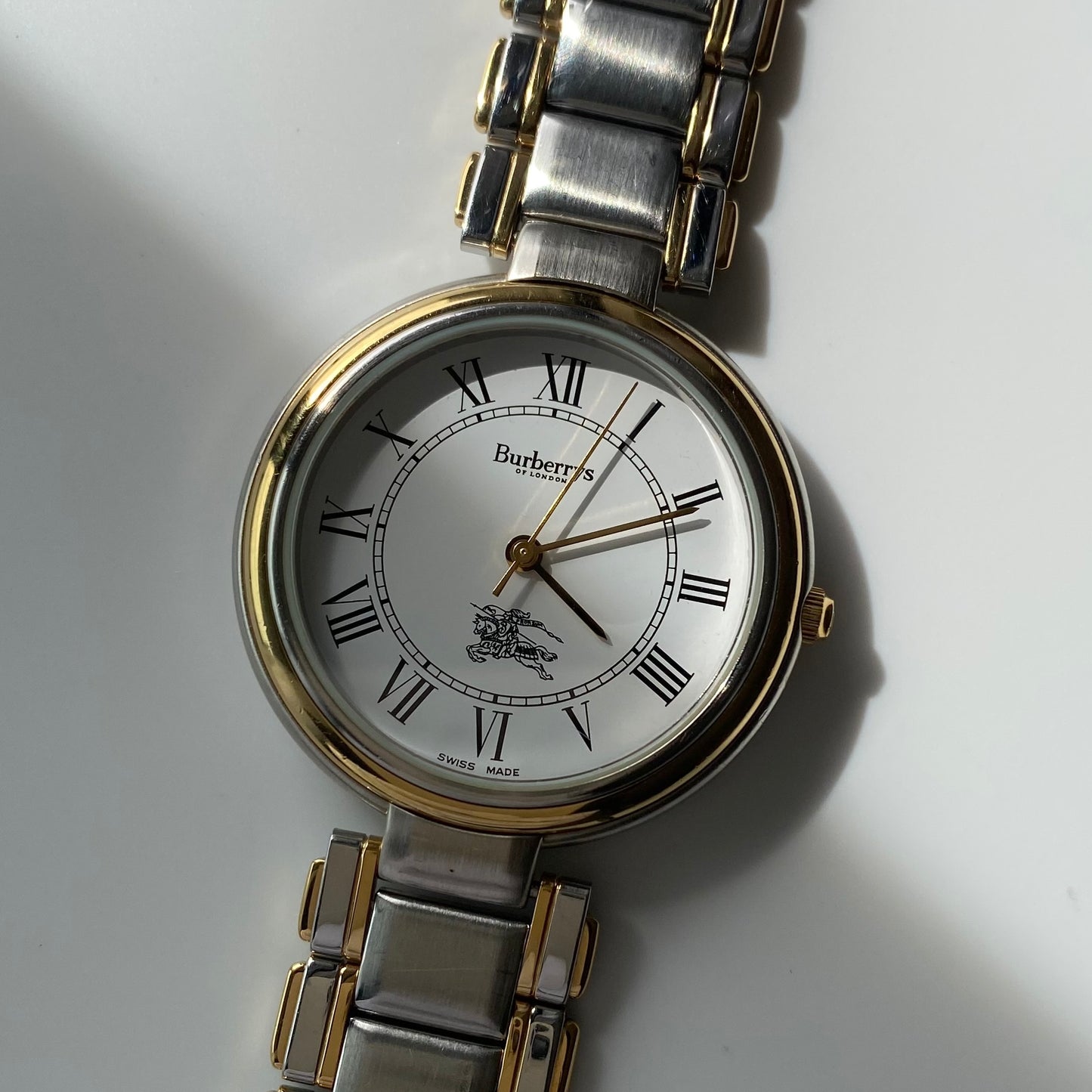 Burberry 1990s Two Tone Watch (Mens)