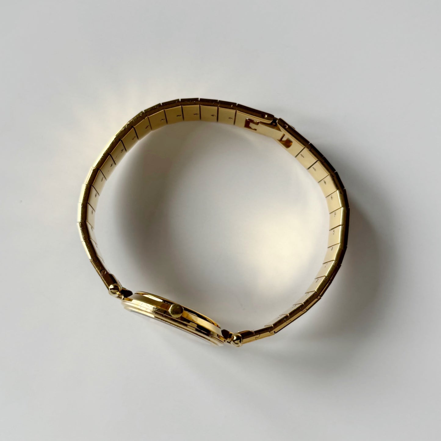 Dior 1990s Round Dial Gold Plated Watch