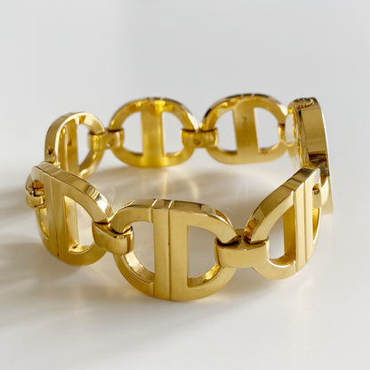 Dior Early 2000s Malice Gold Plated Watch