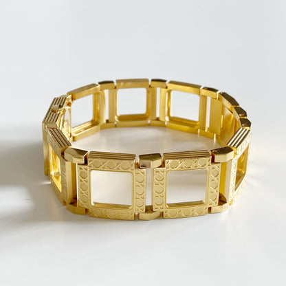 Dior Early 2000s La Parisienne Gold Plated Watch