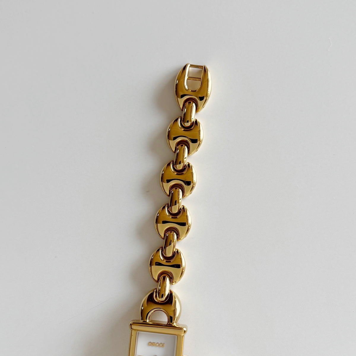 Gucci 1990s Interchangeable Strap Gold Plated Watch with 3 straps, case