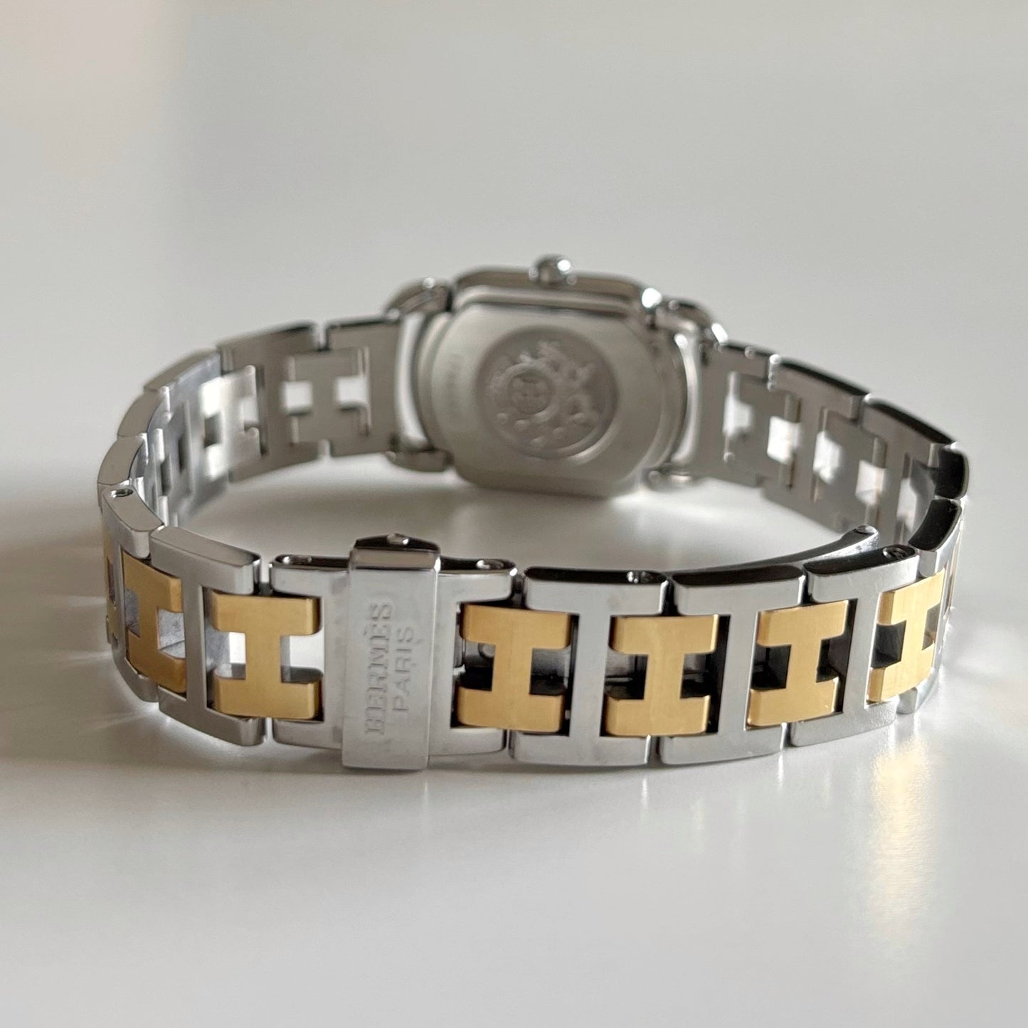 Hermes 1990s Rallye Two Tone Watch