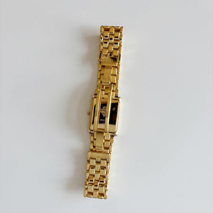 Gucci 1990s Tank Gold Plated Watch (Large)
